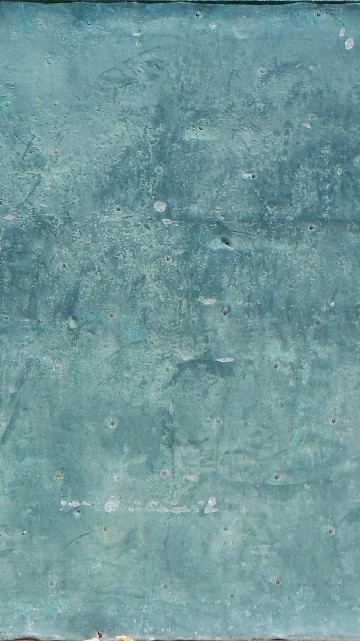 Image green and white concrete wall