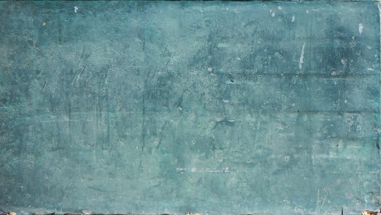 Image green and white concrete wall