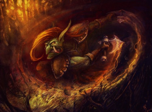 Image dota 2, mythology, dark, painting