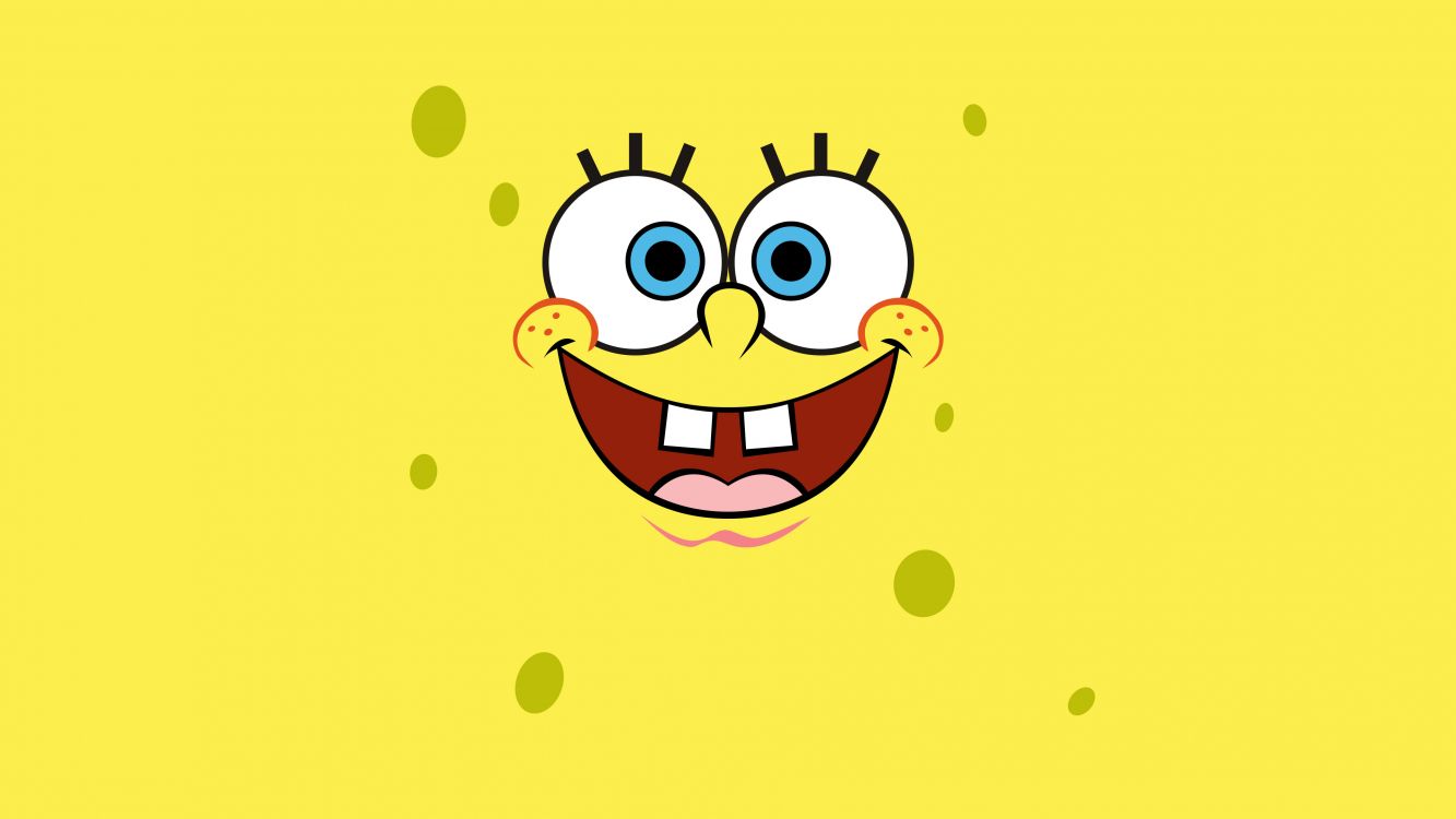 Yellow and White Cartoon Character. Wallpaper in 3840x2160 Resolution