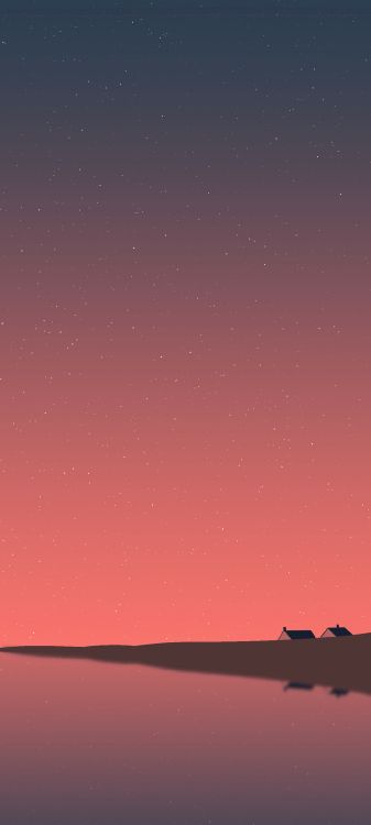 Ambiente, Naturaleza, Paisaje Natural, Afterglow, Objeto Astronómico. Wallpaper in 1080x2400 Resolution