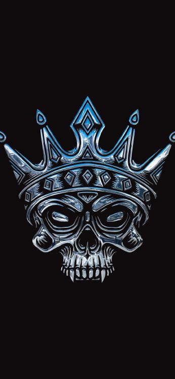 Cráneo, Diseño Gráfico, Logotipo, Manga, Simetría. Wallpaper in 1080x2340 Resolution