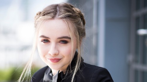 Image Sabrina Carpenter, Girl Meets World, hair, face, eyebrow