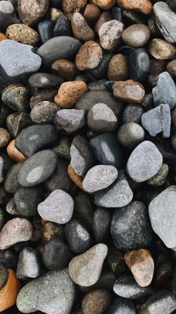 Image pebble, gravel, telephone, smartphone, white