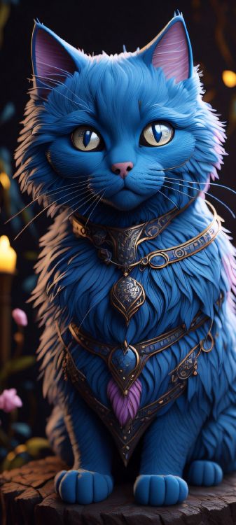 Gato, Biología, Ciencia, Azul, Felidae. Wallpaper in 1080x2400 Resolution