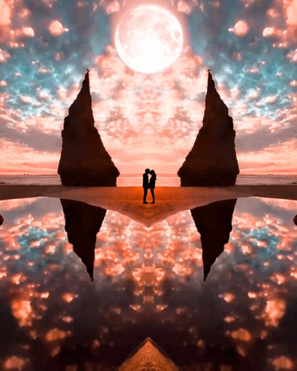 Hermoso Paisaje Vertical, Sombrero de Mago, Arte, Diseño, Belleza. Wallpaper in 1080x1350 Resolution