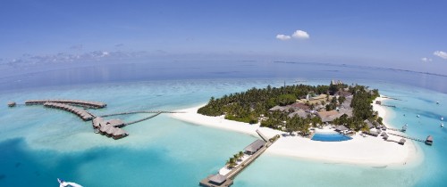 Image aerial view of beach during daytime