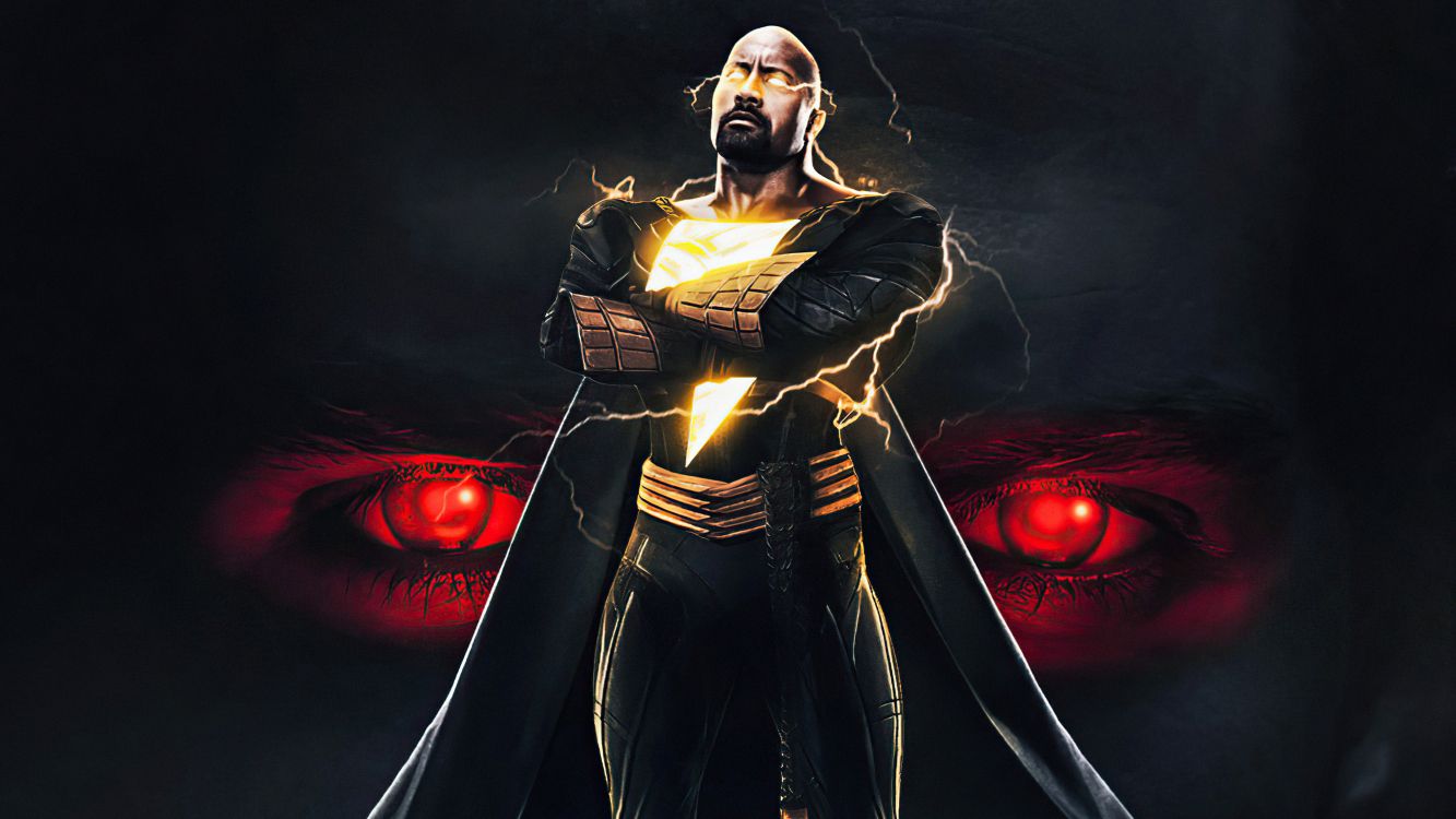 Dwayne Johnson, Adán Negro, Shazam, Superman, Deathstroke. Wallpaper in 3840x2160 Resolution