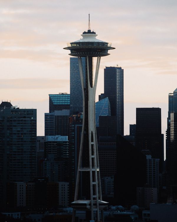 Seattle Zentrum, Space Needle, Seattle-Turm, Kolumbien Zentrum, Schmiedeturm. Wallpaper in 2777x3471 Resolution