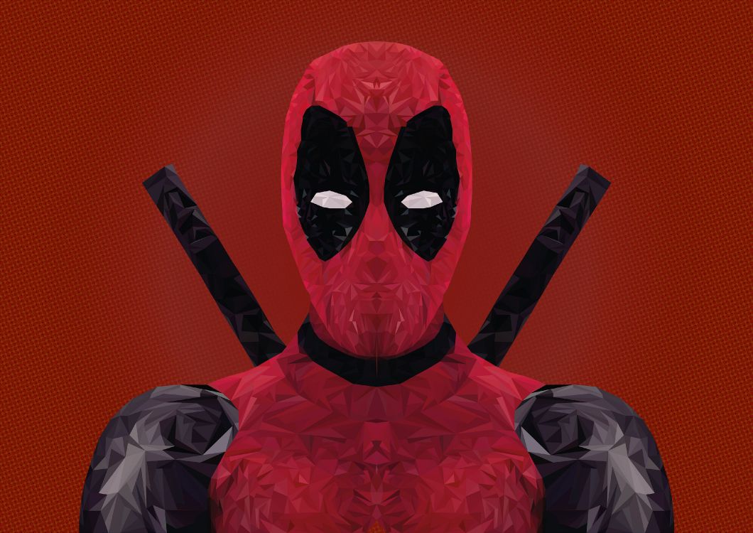 Illustration de Crâne Rouge et Noir. Wallpaper in 3840x2716 Resolution