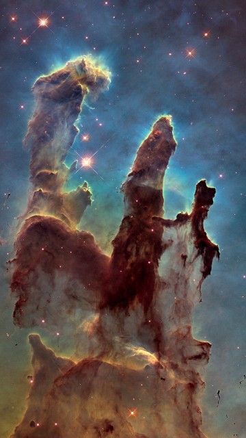 Image hubble pillars of creation, Pillars of Creation, nebula, hubble space telescope, eagle nebula