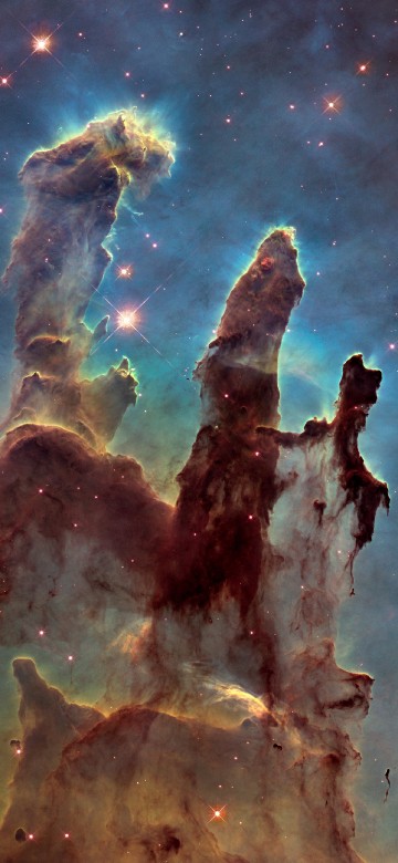 Image hubble pillars of creation, Pillars of Creation, nebula, hubble space telescope, eagle nebula
