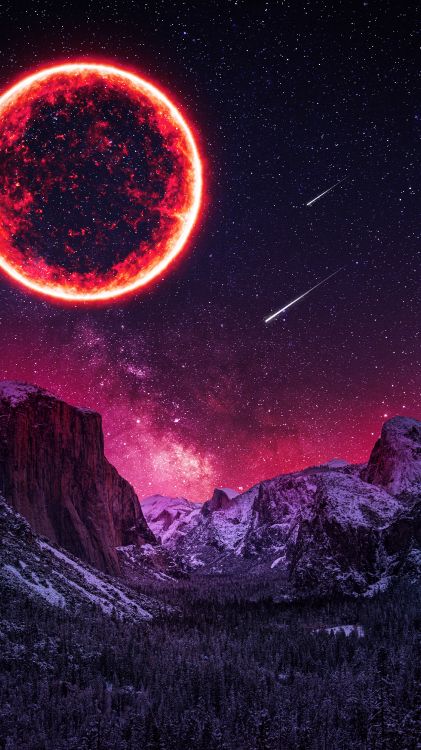 Yosemite National Park, Atmosphäre, Licht, Natur, Naturlandschaft. Wallpaper in 3240x5760 Resolution