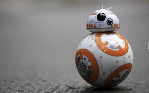 Image BB-8, Rey, star wars, droid, ball