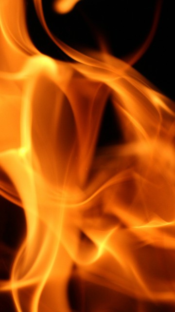 Image brown and black fire illustration