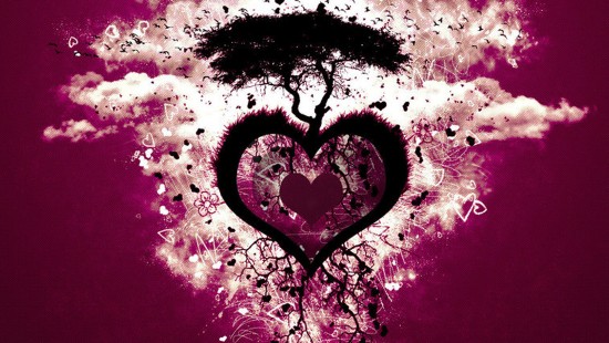 heart shape wallpaper 4k