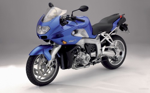 Image blue and black sports bike