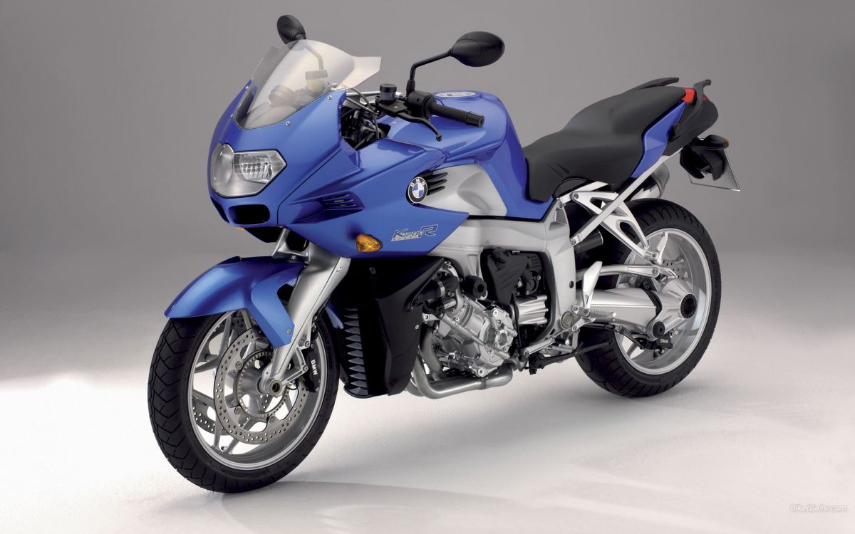 blue and black sports bike