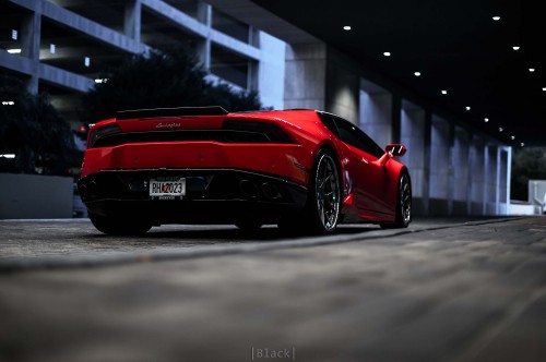 Image red ferrari 458 italia on road