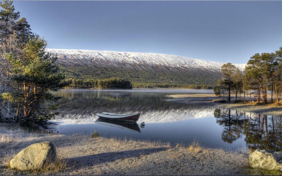 反射, 性质, 荒野, 天空, 储存器 壁纸 2880x1800 允许