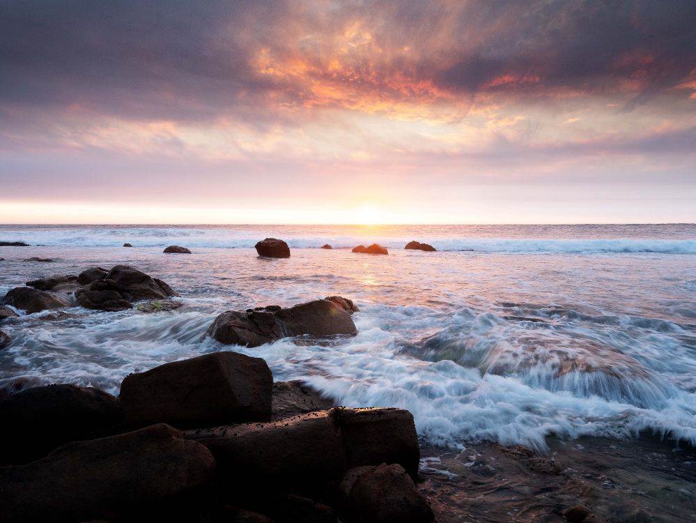 苹果, 智能手机, 气氛, 水资源, 余辉 壁纸 7000x5251 允许