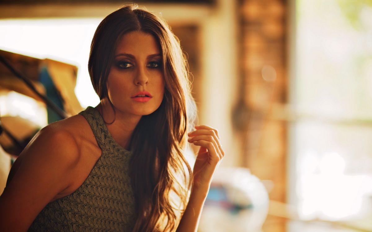 Portrait, Schönheit, Braune Haare, Modell, Jim Raynor. Wallpaper in 2560x1600 Resolution