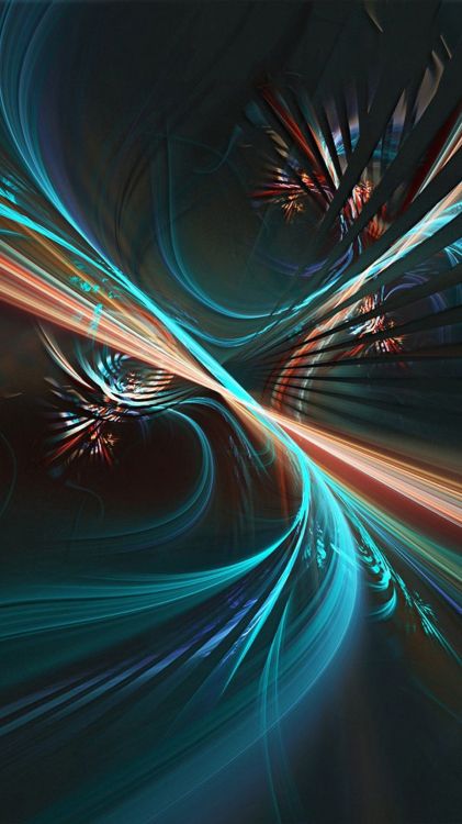 Traînées de Lumière Bleue et Rouge. Wallpaper in 1080x1920 Resolution