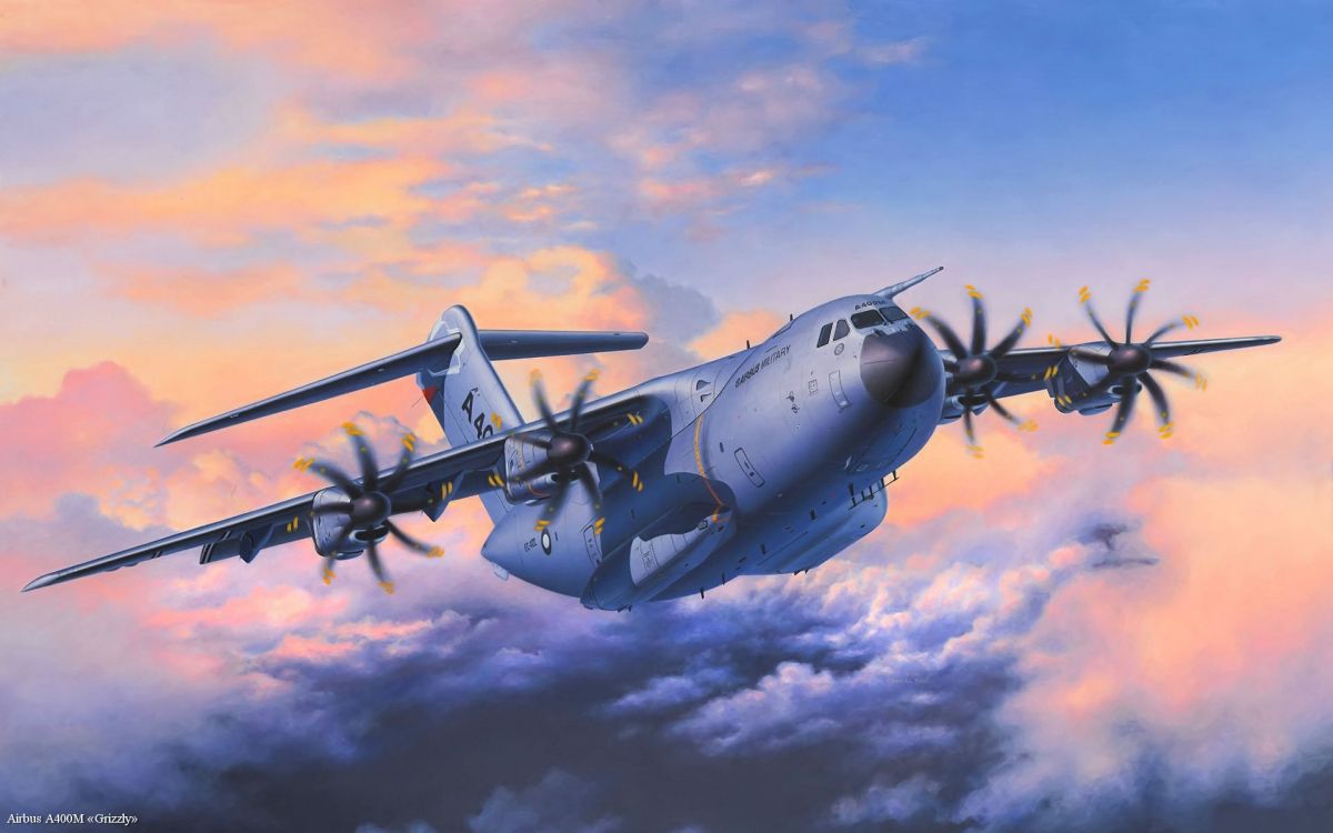 空客 A400M 阿特拉斯, 空中客车公司, 军用运输机, 飞机上的货物, 军用飞机 壁纸 1920x1200 允许