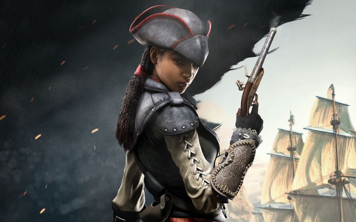 Aveline de Grandpr, Helm, Assassins Creed Odyssey, Rolle-spielen-Spiel. Wallpaper in 4000x2500 Resolution