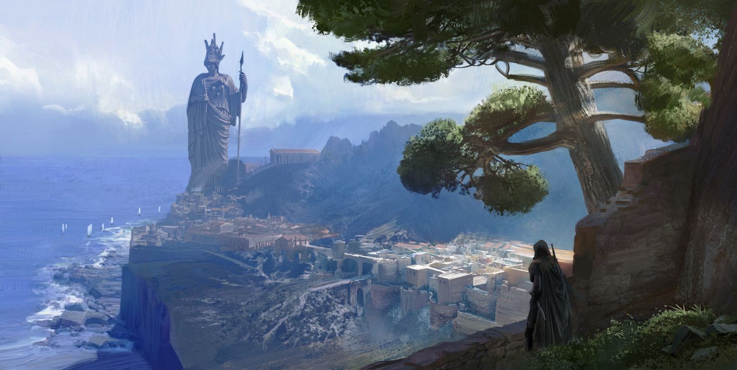 Assassins Creed Odyssey, Assassins Creed, Ubisoft, Adventure, Pc-Spiel. Wallpaper in 3820x1919 Resolution