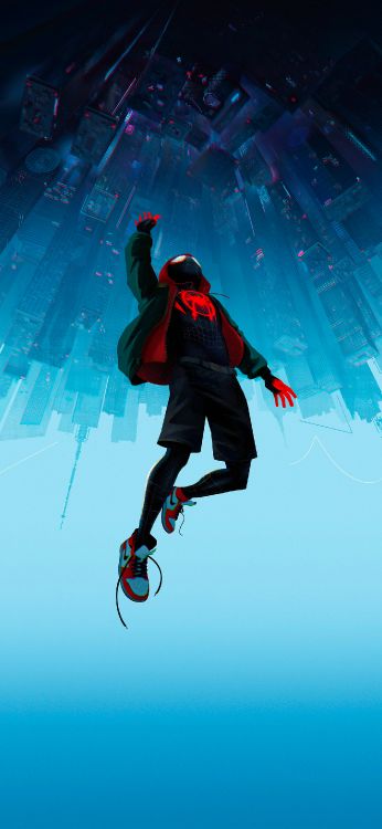 Spider-Man Dans le Spider-Verse, Spider-man, Gwen Stacy, Affiche, Marvel Comics. Wallpaper in 1420x3073 Resolution