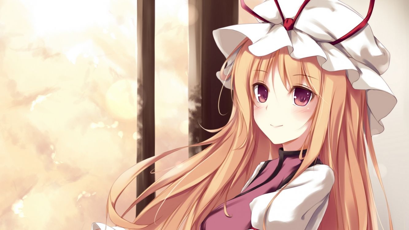 Touhou Project, Cheveu, Peau, Bouche, Cartoon. Wallpaper in 1920x1080 Resolution