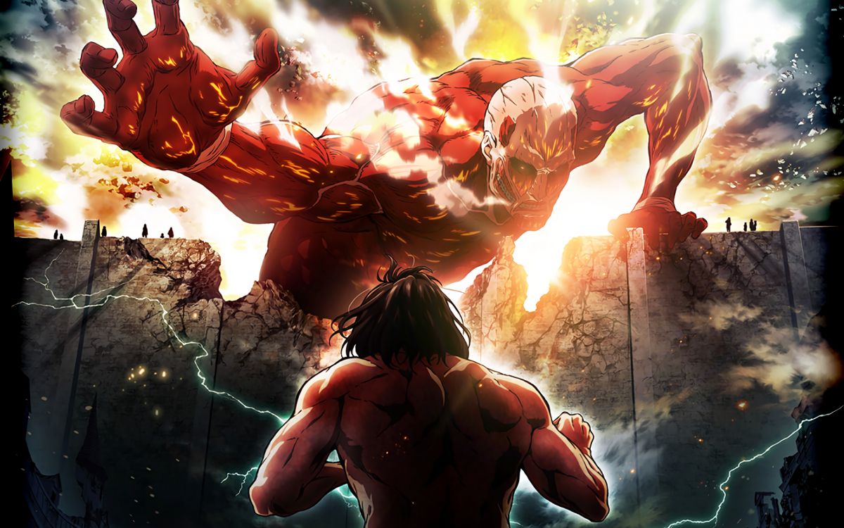 Wallpaper Fond d Cran pc Attaque Des Titans Eren Yeager Attack on Titan Mikasa Ackerman Attack on Titan Season 4 Background Download Free Image