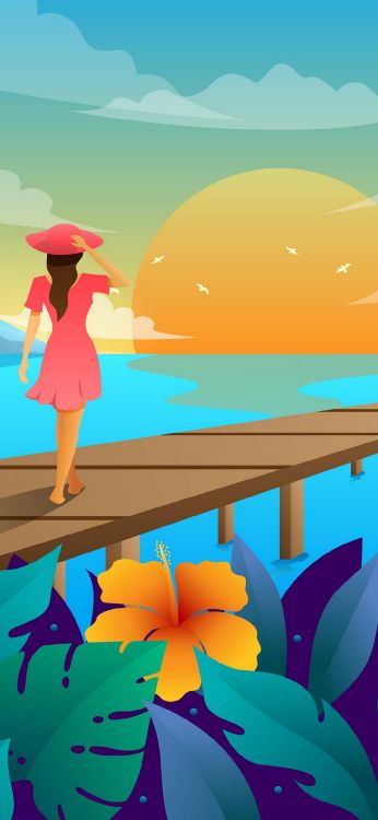 Illustration, Design, Grafik-design, Vektor-Grafiken, Licht. Wallpaper in 1080x2340 Resolution