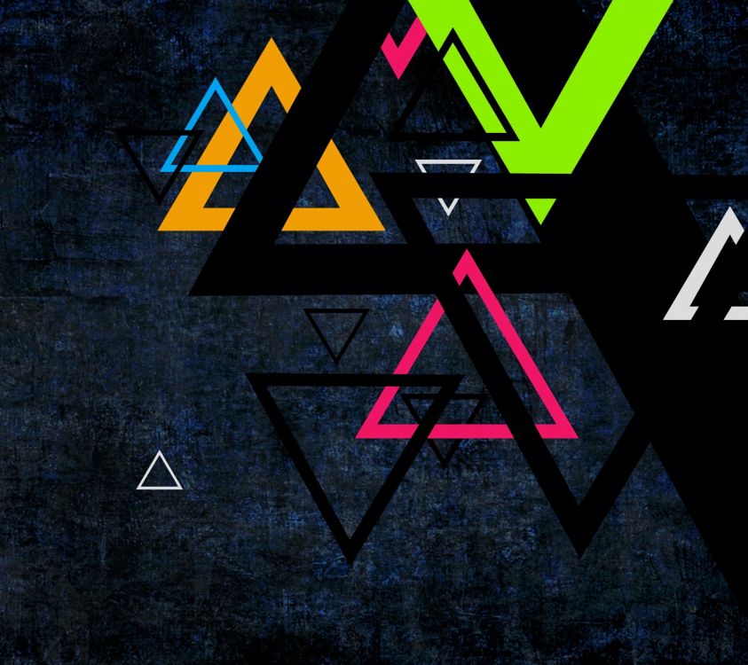 Triangulo, Asfalto, Logotipo, Marca, Gráficos. Wallpaper in 2160x1920 Resolution