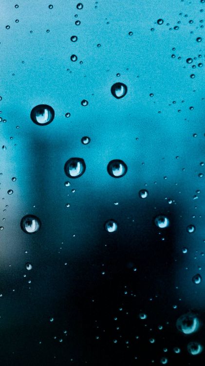 Wassertropfen Auf Glasscheibe. Wallpaper in 1080x1920 Resolution