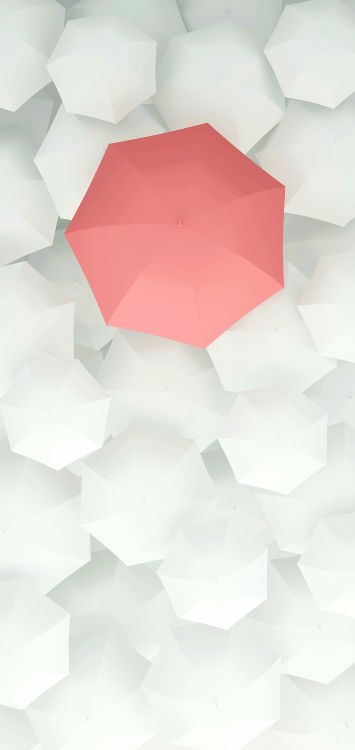 Blütenblatt, Pink, Kreative Kunst, Dreieck, Kunst. Wallpaper in 1420x3000 Resolution