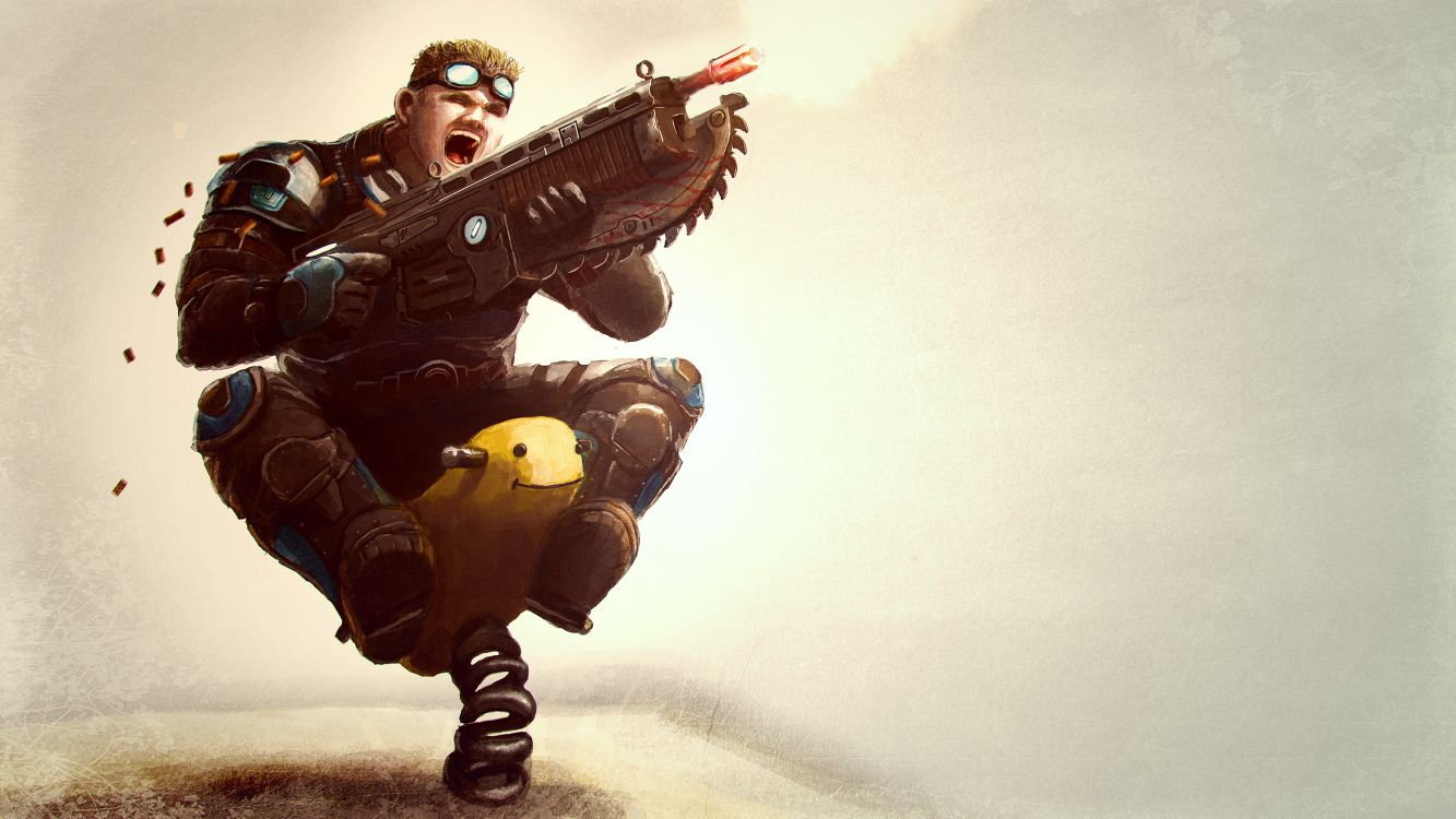 齿轮的战争, 战争3, Fortnite, 士兵 壁纸 2560x1440 允许