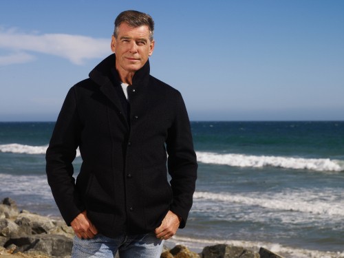 Image pierce brosnan, james bond, actor, outerwear, ocean