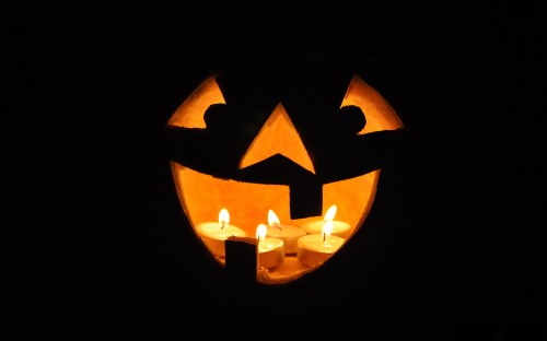 Image jack o lantern, lantern, candle, holiday, calabaza