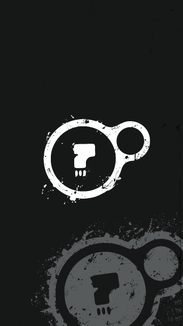 Image smartphone, circle, art, symbol, monochrome