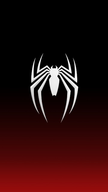 Image spider-man, amoled, spider, symbol, graphics