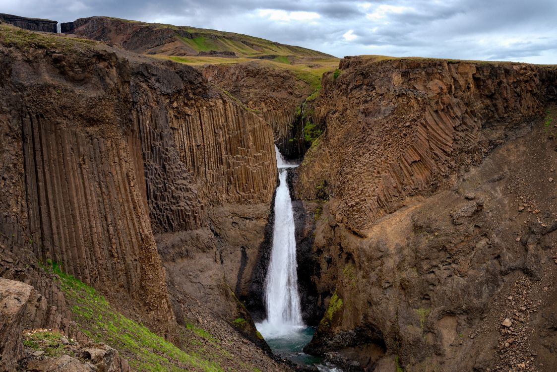 waterfall, body of water, water, water resources, nature