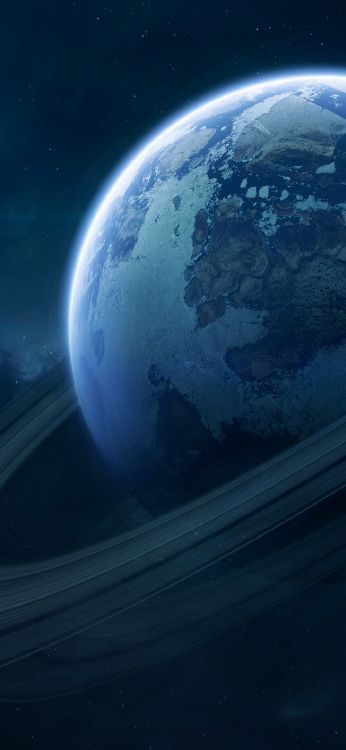 Atmosphäre, Astronomisches Objekt, Wissenschaft, Raum, Electric Blue. Wallpaper in 1080x2340 Resolution