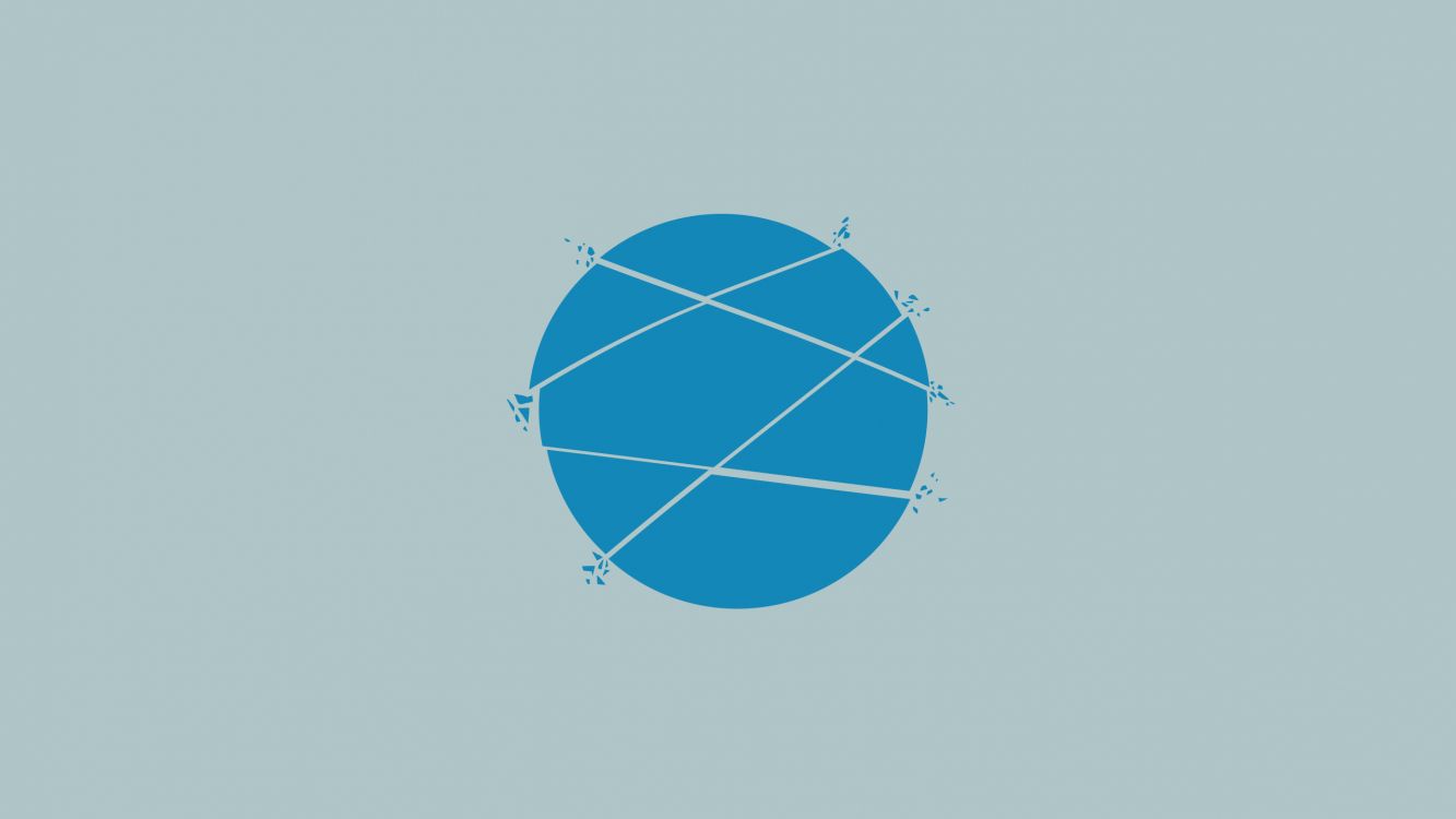 Logo, Blue, la Pureté de la Couleur, Aqua, Azure. Wallpaper in 2560x1440 Resolution