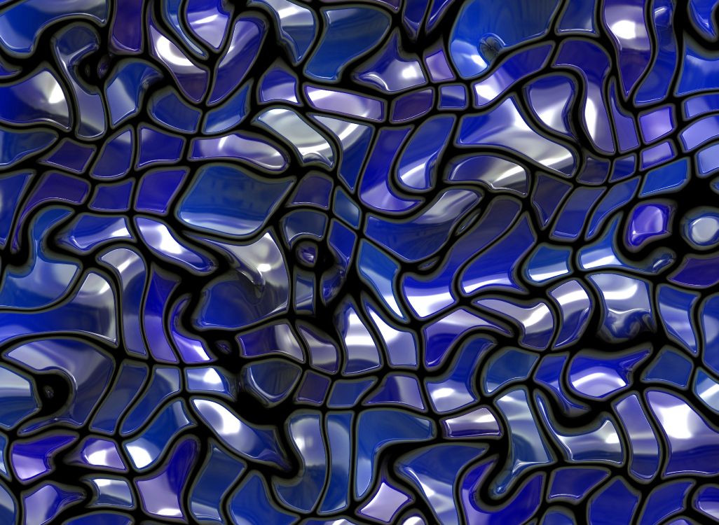 玻璃瓦, 瓷砖, 纹理, 钴蓝色的, 紫色的 壁纸 4796x3504 允许