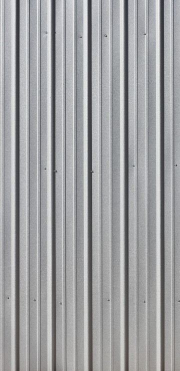 Image white and gray steel roll up door