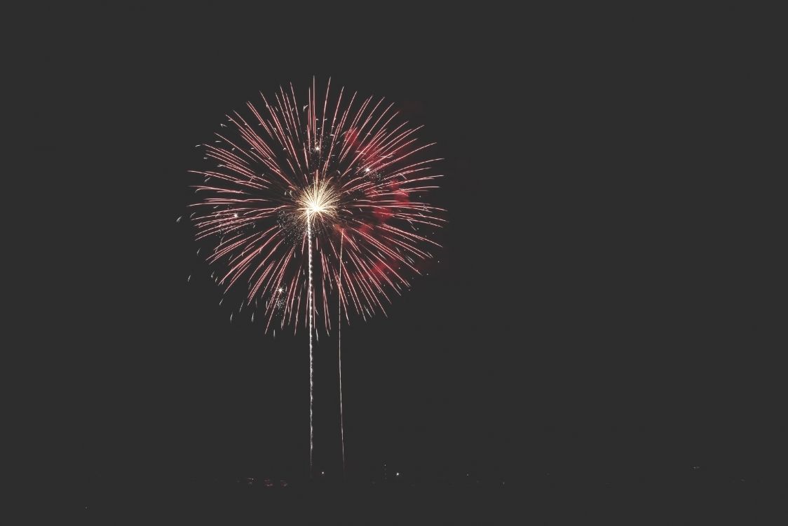 Feuerwerk, Partei, Neue Jahre Tag, Mitternacht, Nacht. Wallpaper in 2880x1921 Resolution