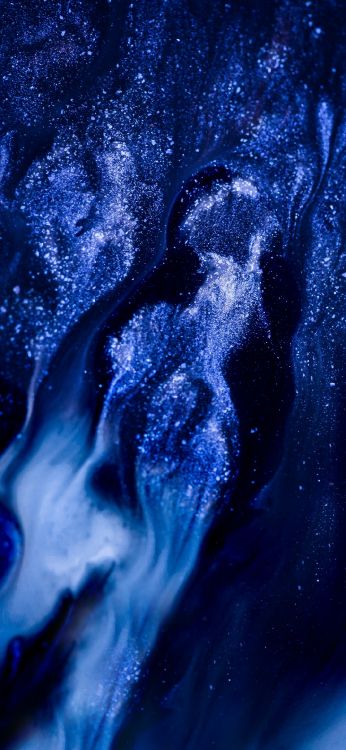 L'art Abstrait, Eau, Blue, Liquid, Azure. Wallpaper in 1080x2340 Resolution