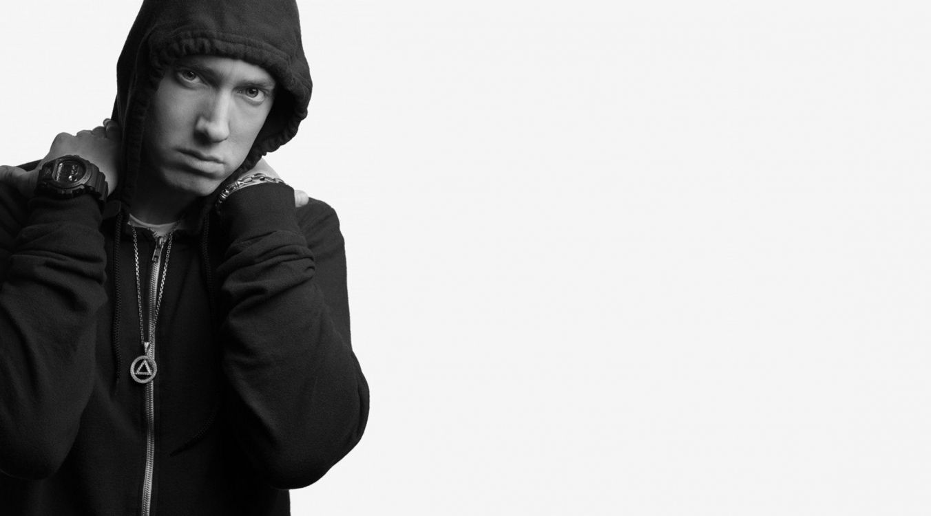 Eminem, The Marshall Mathers Lp, Rapero, D12, Negro. Wallpaper in 2243x1244 Resolution